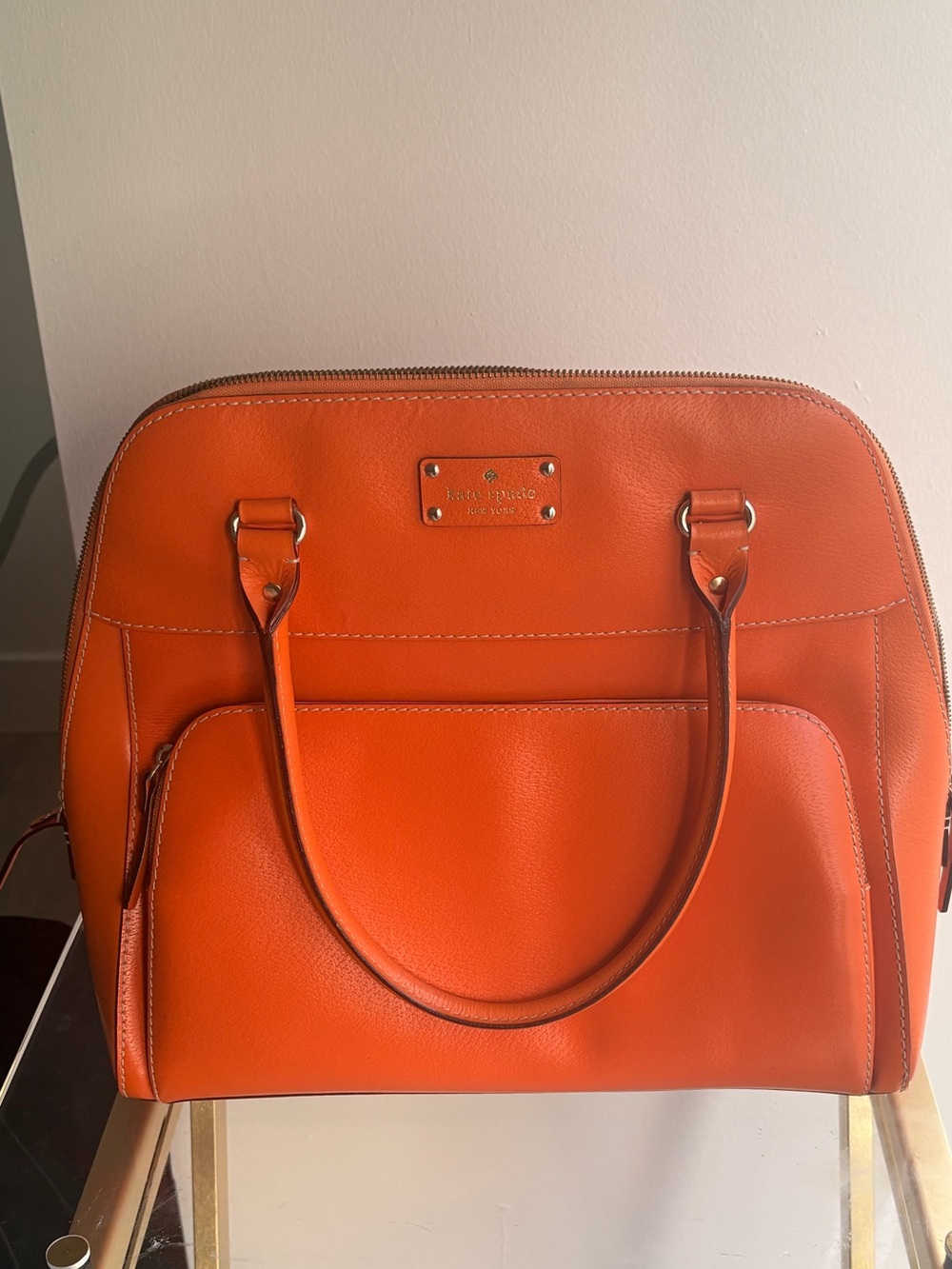 {Kate Spade} Leather Dome Satchel